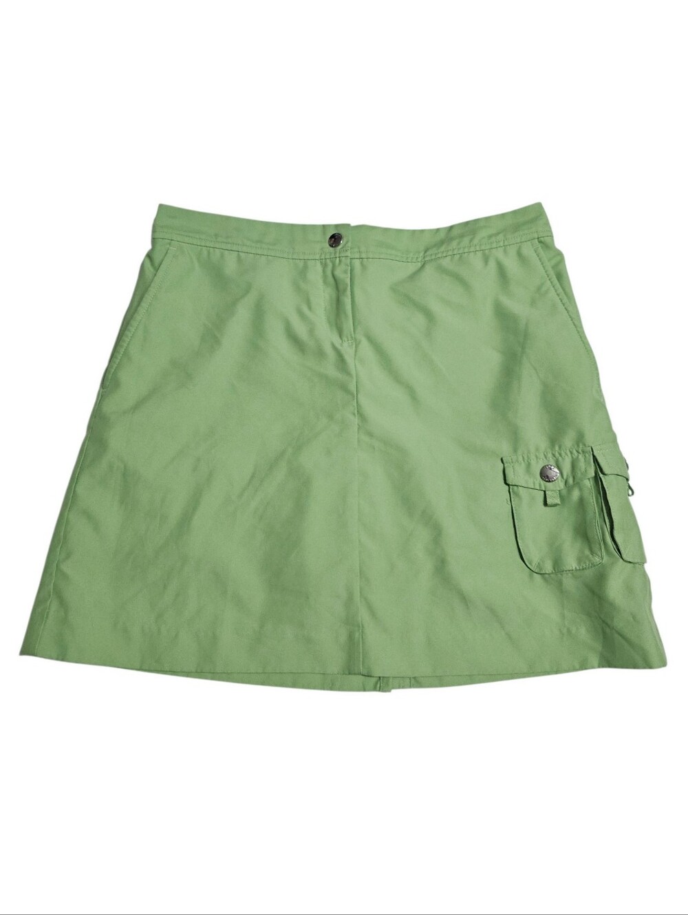 IZOD Golf Cool FX Lime Green Cargo Skort Womens Size 2